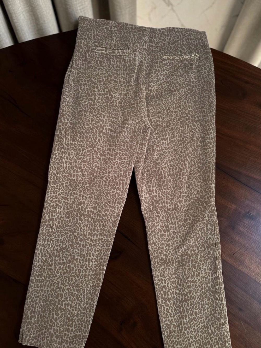 Time and Tru Taupe Leopard Skinny Pants